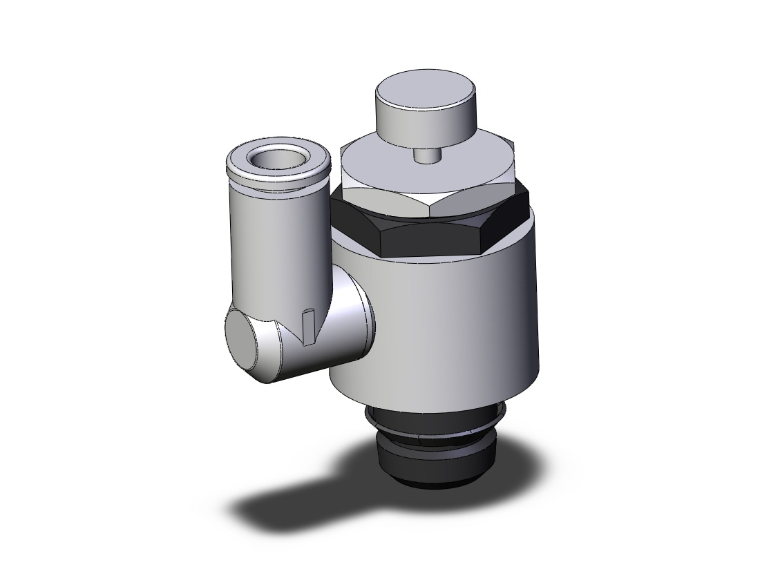 SMC AS3301F-U02-06 speed control w/uni fitting, FLOW CONTROL W/FITTING