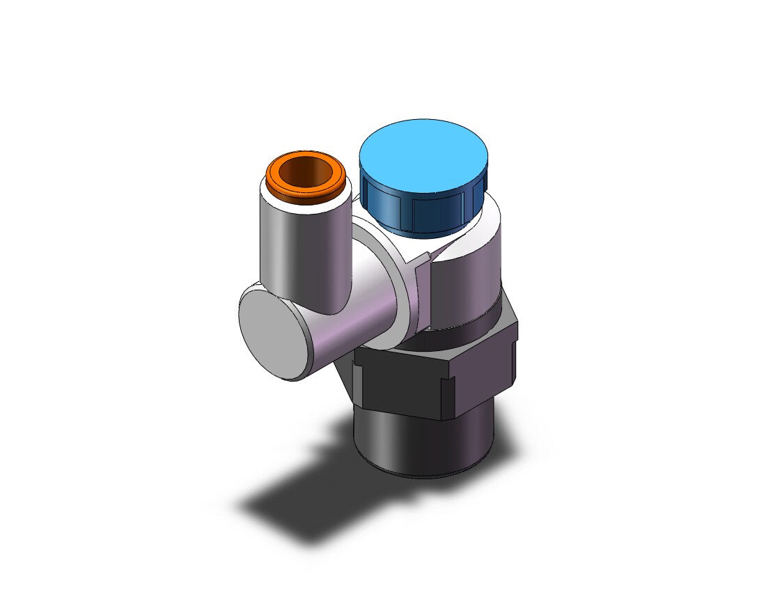 SMC AS3311F-N03-07A flow control w/fitting, FLOW CONTROL W/FITTING