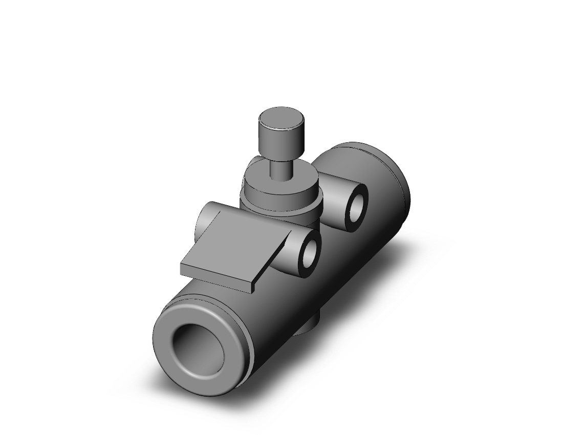 SMC AS1002F-07-X214-J speed control, inline, FLOW CONTROL W/FITTING