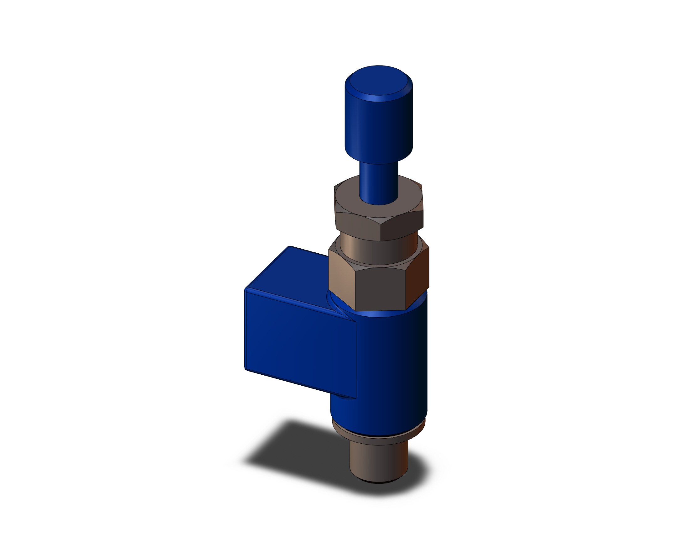 SMC AS1400-M3-J speed control, elbow mtl bdy, AS FLOW CONTROL