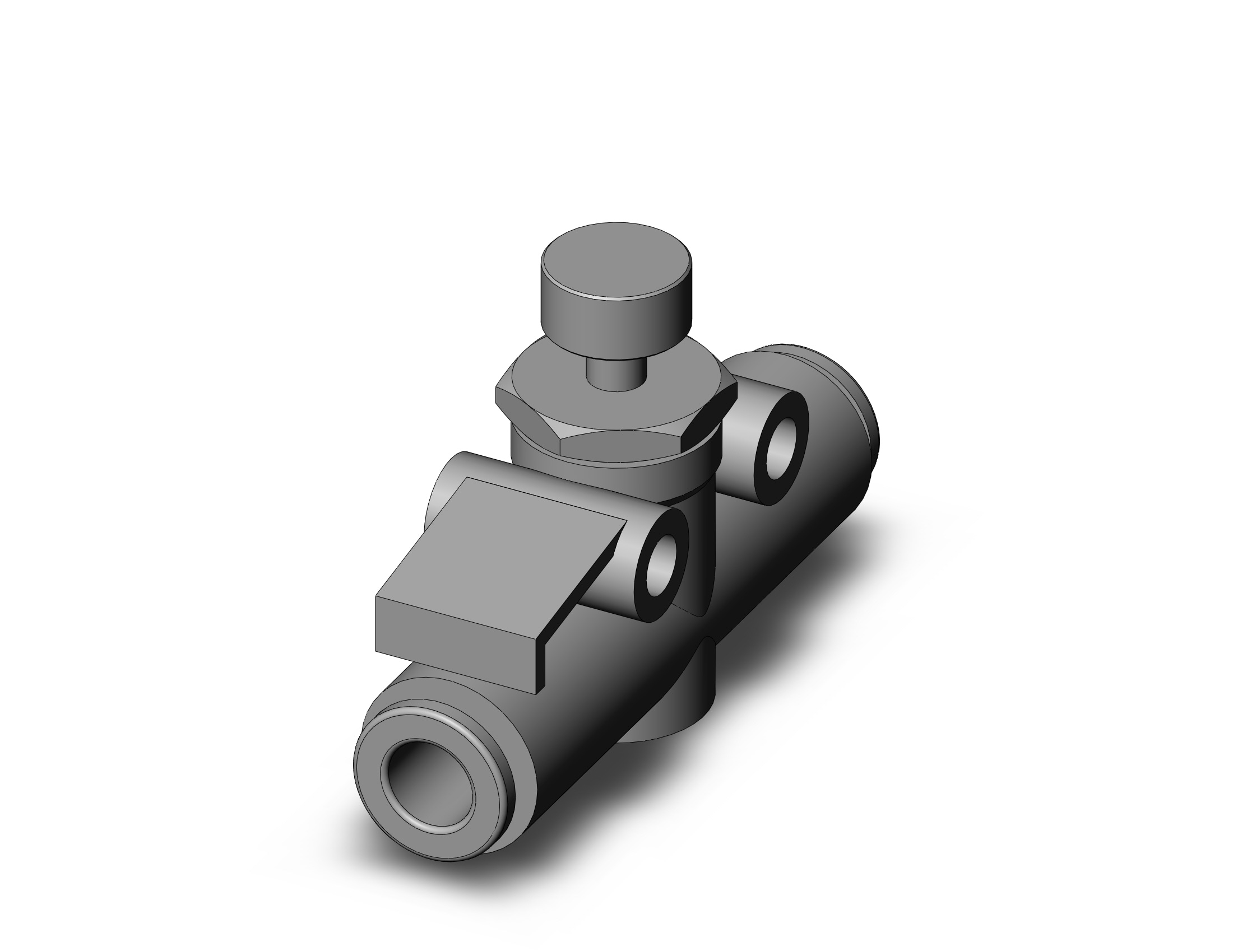 SMC AS2052F-07-X12 speed control, FLOW CONTROL W/FITTING