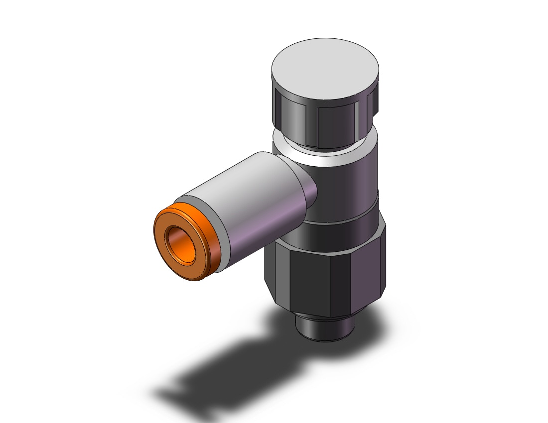 SMC AS2301F-N02-04SA flow control w/fitting, FLOW CONTROL W/FITTING***