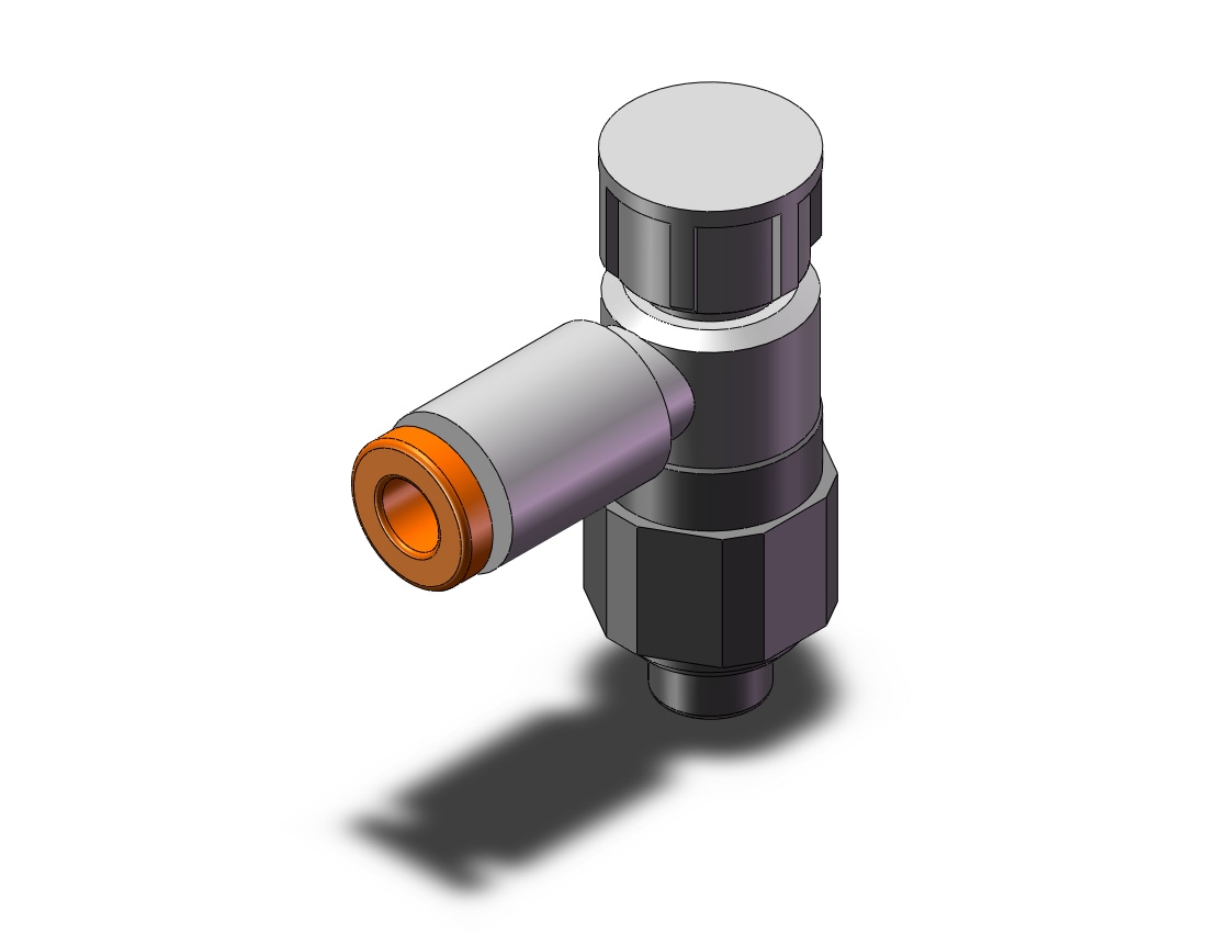 SMC AS2301F-N02-06SA flow control, w/fitting, FLOW CONTROL W/FITTING***