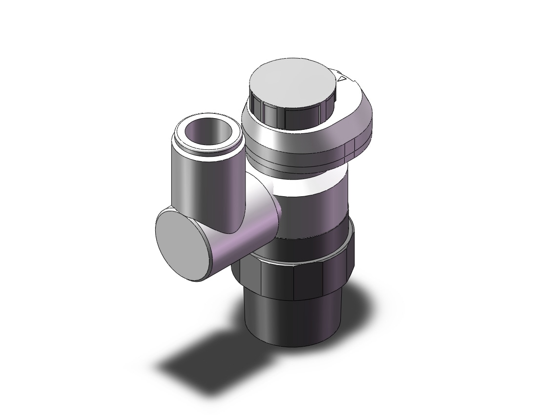 SMC AS4301FS1-04-10S flow control w/scale, FLOW CONTROL W/FITTING