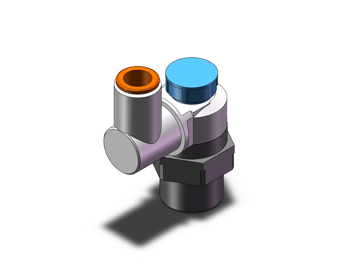 SMC AS4311F-N04-11SA flow control w/fitting, FLOW CONTROL W/FITTING