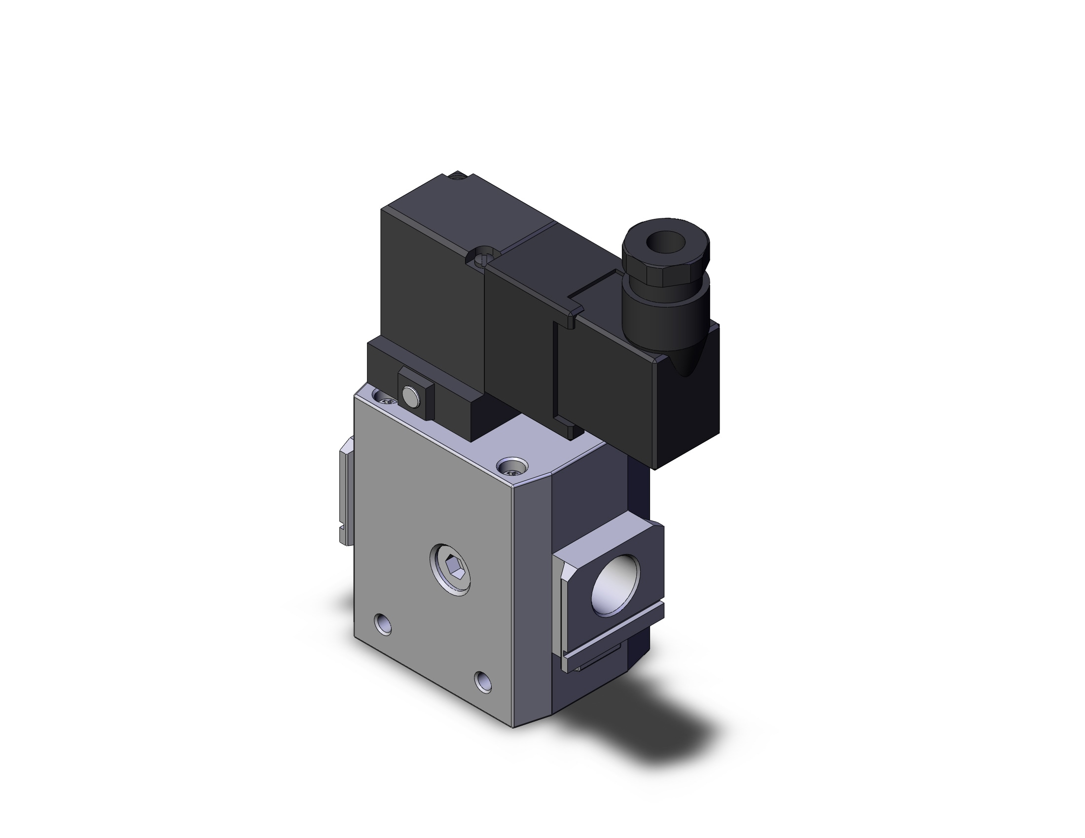 SMC AV2000-02-5DZ-R valve, soft start, AV SOFT START UP BODY PORT