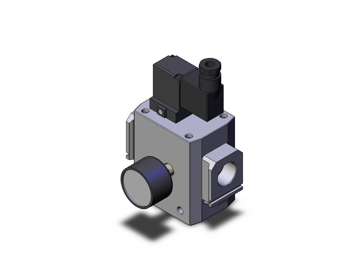 SMC AV4000-N04G-3D-R valve, soft start 1/2, AV SOFT START UP BODY PORT