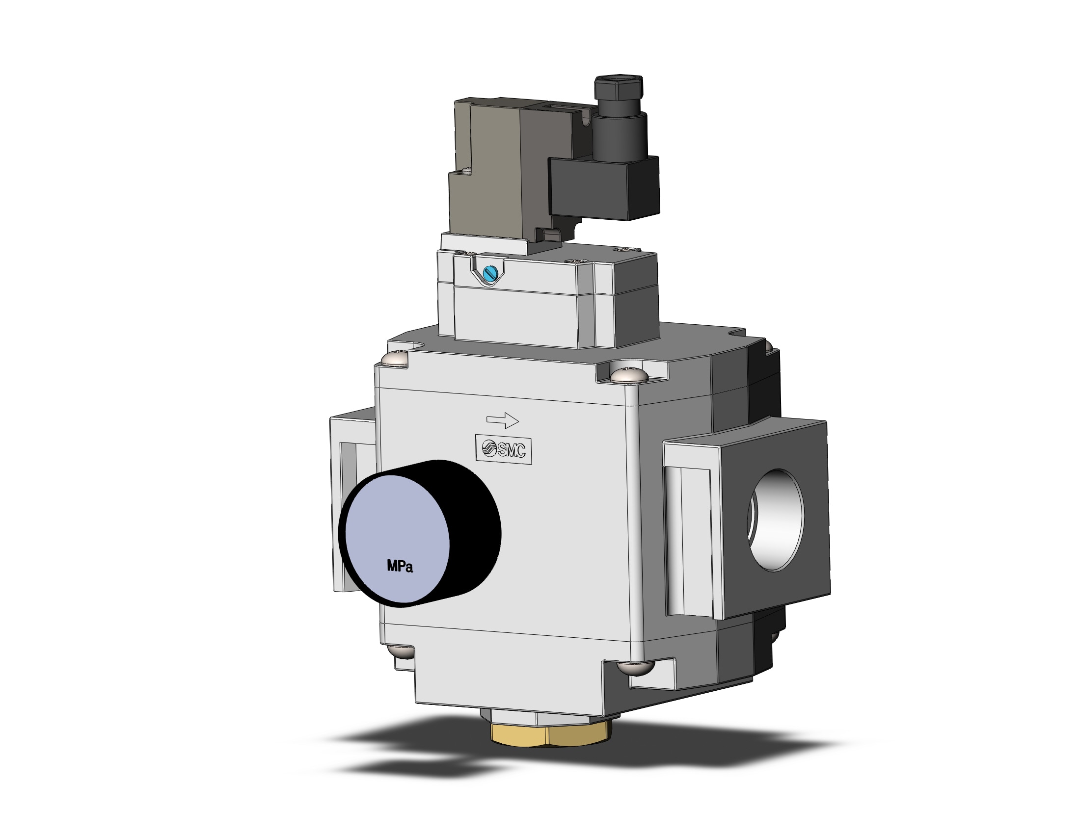 SMC AV5000-06GS-5DZB-A soft start-up valve, VALVE, SOFT START