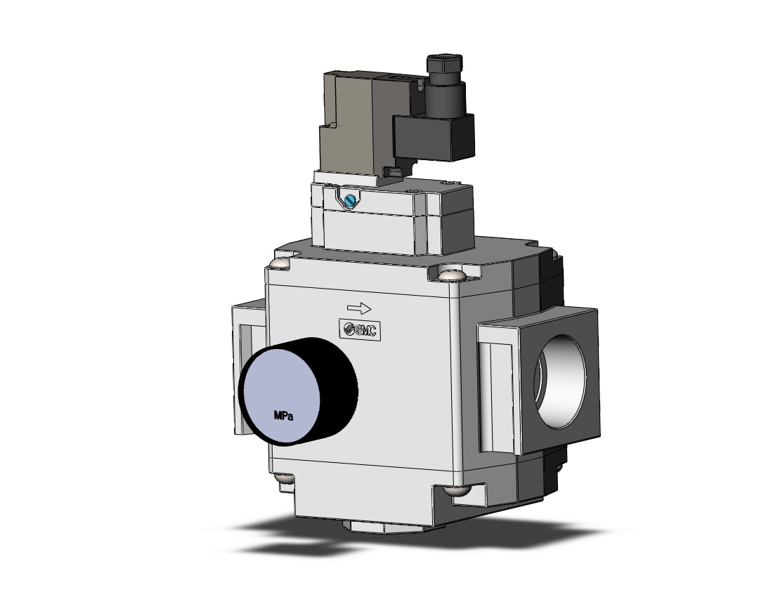 SMC AV5000-10G-5DZB-A soft start-up valve, VALVE, SOFT START