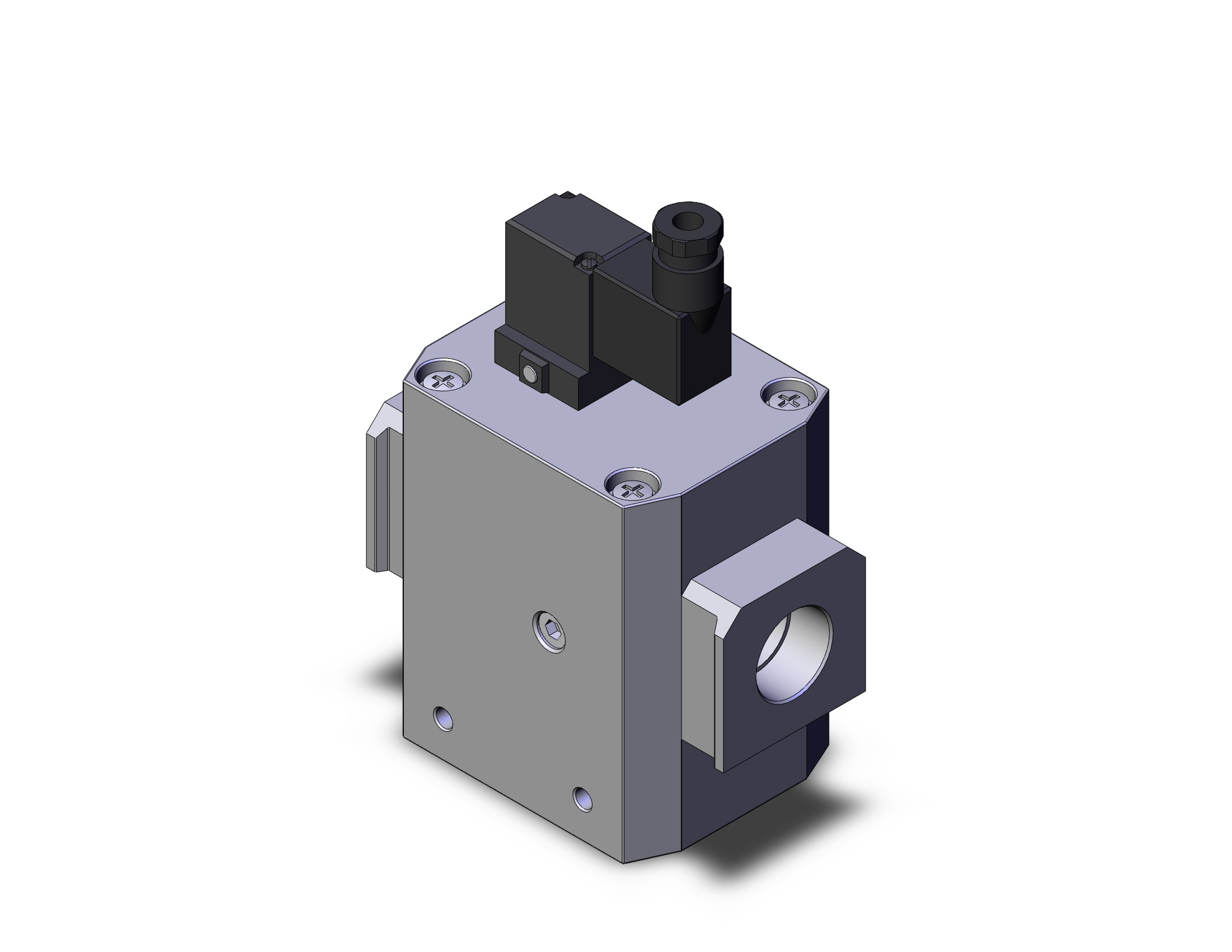 SMC AV5000-N06-5D-Q valve, soft start 3/4, AV SOFT START UP BODY PORT