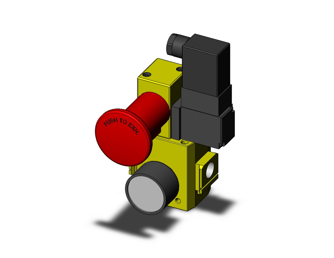 SMC AVL2000-02G-5DZ valve, soft start w/lock-out, AVL SOFT START LOCK-OUT VALVE