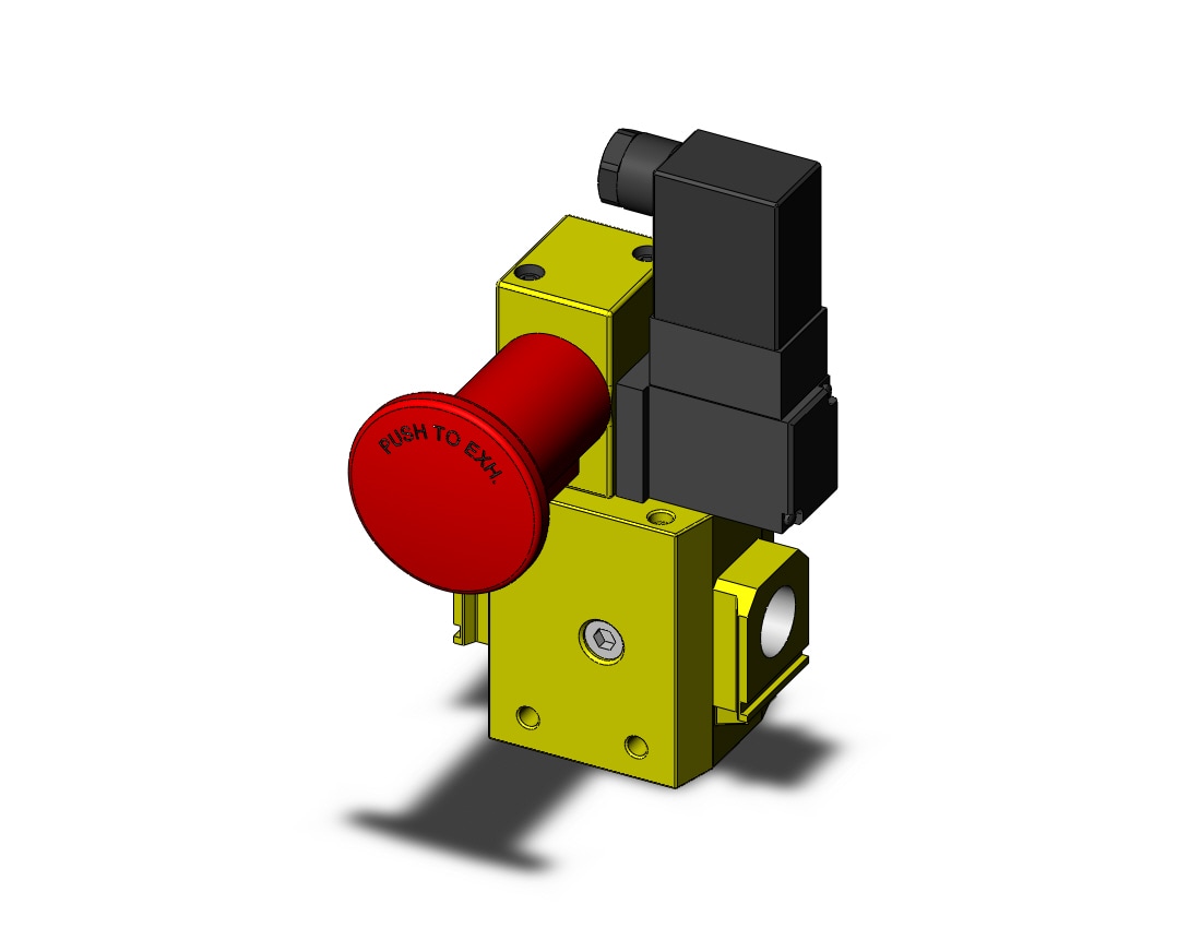 SMC AVL3000-03-5DZ valve, soft start w/lock-out, AVL SOFT START LOCK-OUT VALVE