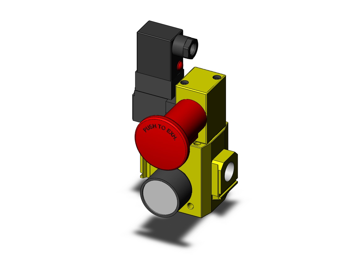 SMC AVL3000-03G-5DZ-R valve, soft start w/lock-out, AVL SOFT START LOCK-OUT VALVE