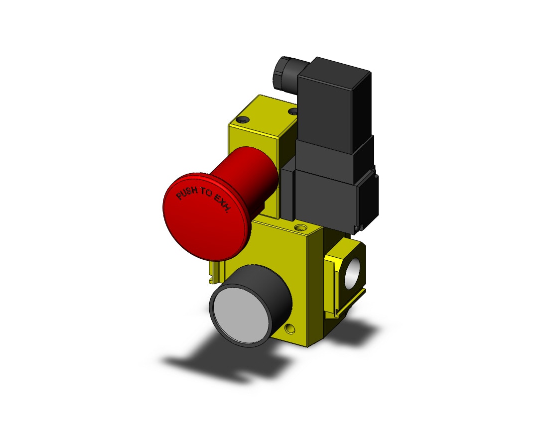 SMC AVL3000-03G-5DZ valve, soft start w/lock-out, AVL SOFT START LOCK-OUT VALVE