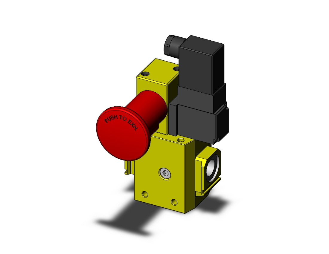 SMC AVL3000-F03-5DZ valve, soft start w/lock-out, AVL SOFT START LOCK-OUT VALVE