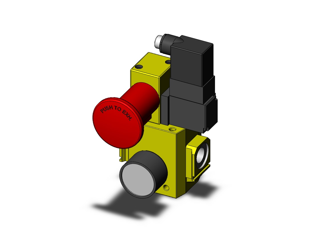 SMC AVL3000-F03G-5DZM valve, soft start w/lock-out, AVL SOFT START LOCK-OUT VALVE