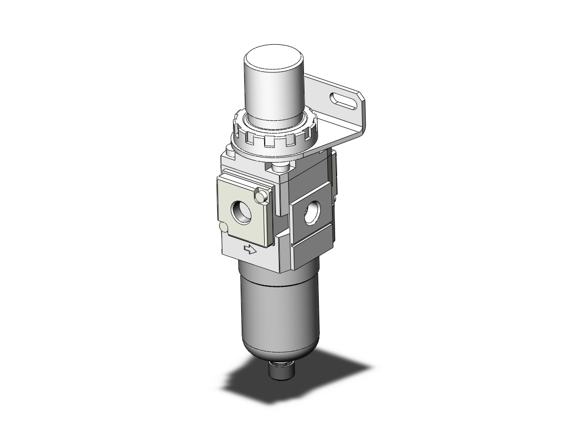 SMC AW20-01BC-B filter/regulator, FILTER/REGULATOR, MODULAR F.R.L.