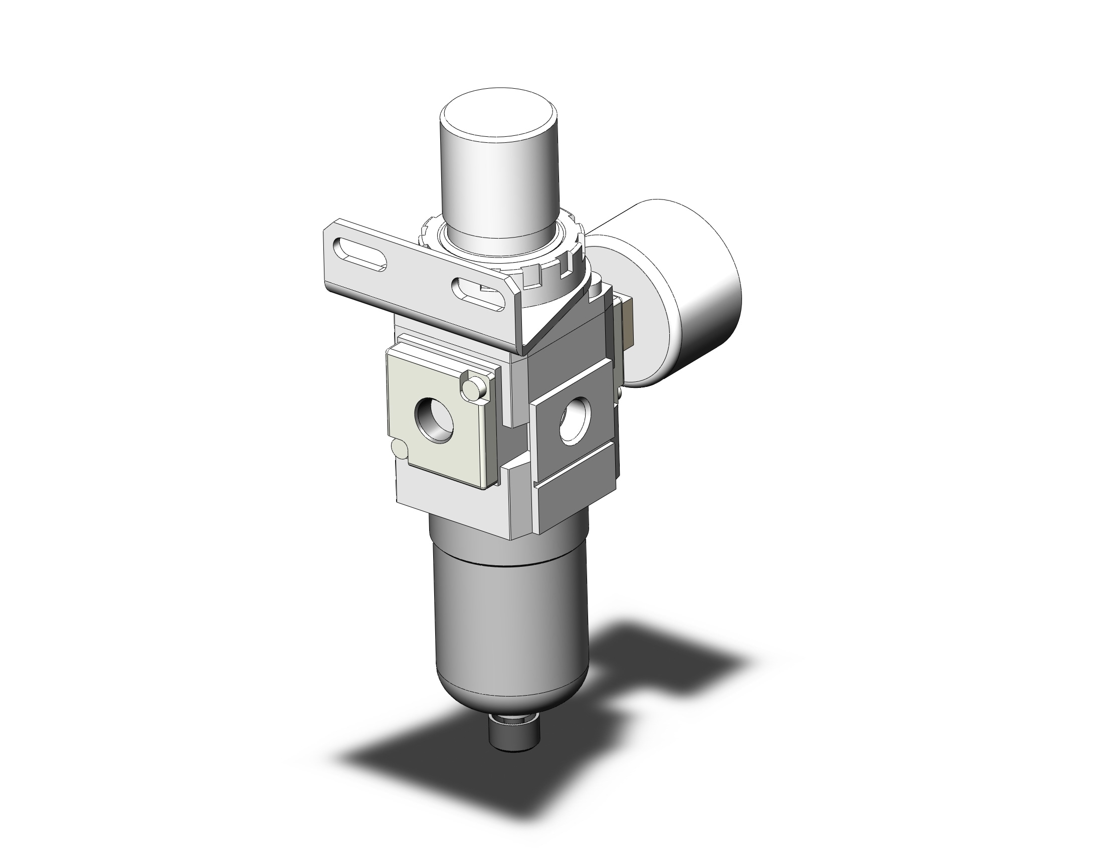 SMC AW20-01BG-R-B filter/regulator, FILTER/REGULATOR, MODULAR F.R.L.