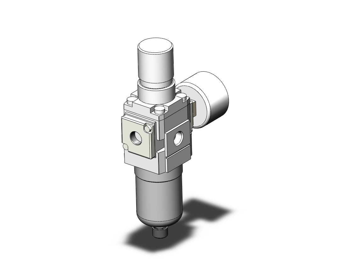 SMC AW20-01G-6R-B filter/regulator, FILTER/REGULATOR, MODULAR F.R.L.