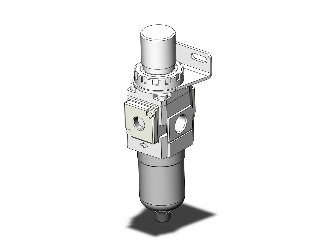 SMC AW20-02B-6-B filter/regulator, FILTER/REGULATOR, MODULAR F.R.L.