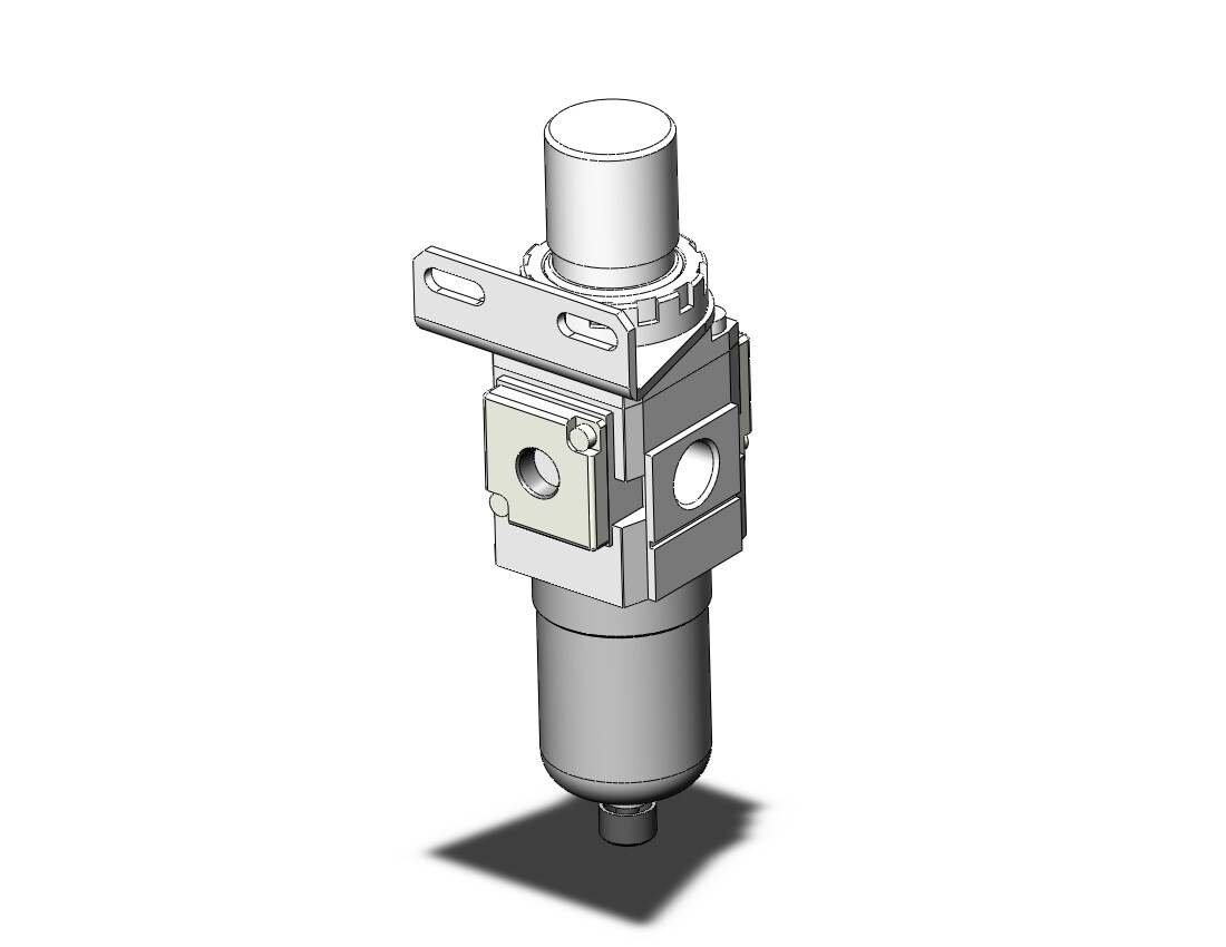 SMC AW20-02B-R-B filter/regulator, FILTER/REGULATOR, MODULAR F.R.L.