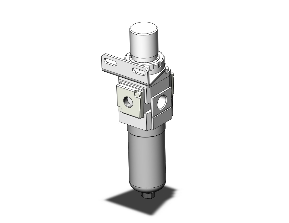 SMC AW20-02BC-R-B filter/regulator, FILTER/REGULATOR, MODULAR F.R.L.