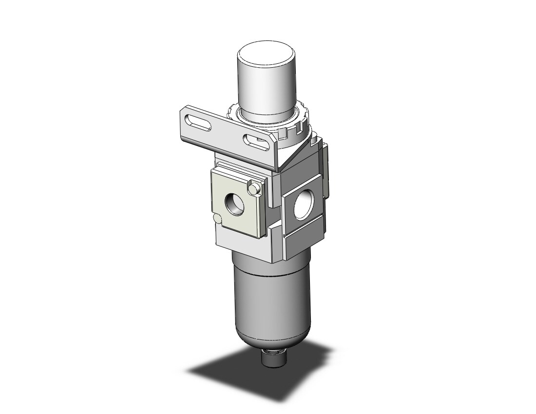 SMC AW20-02BE-CR-B filter/regulator, FILTER/REGULATOR, MODULAR F.R.L.