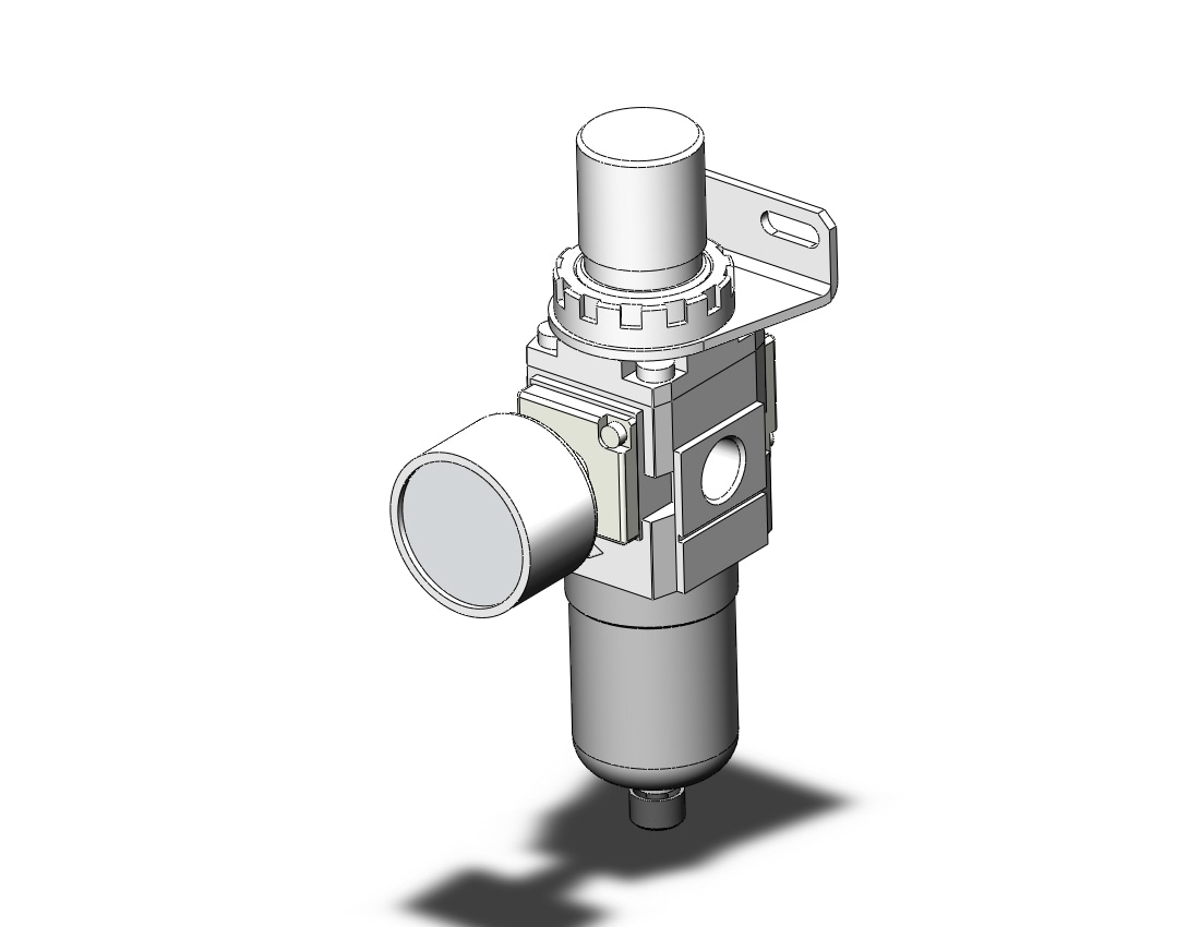 SMC AW20-02BM-B filter/regulator, FILTER/REGULATOR, MODULAR F.R.L.