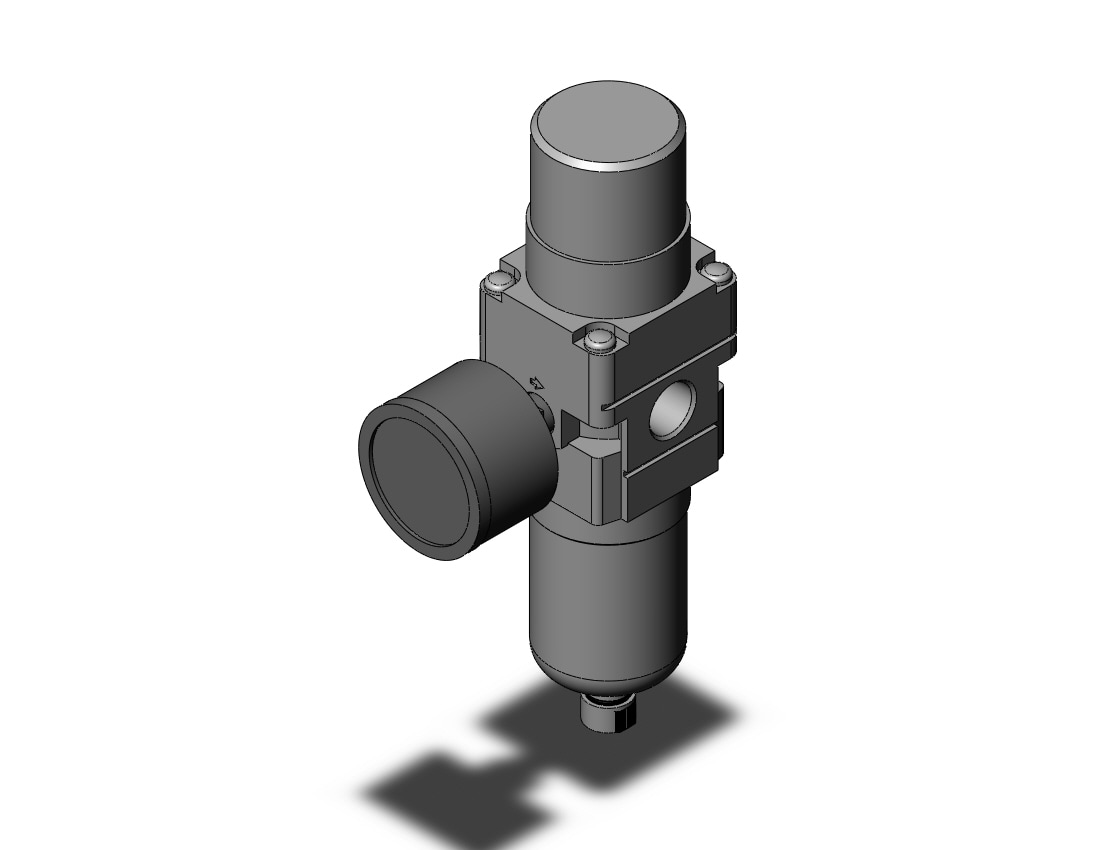 SMC AW20-02CM-2-A filter/regulator, FILTER/REGULATOR, MODULAR F.R.L.