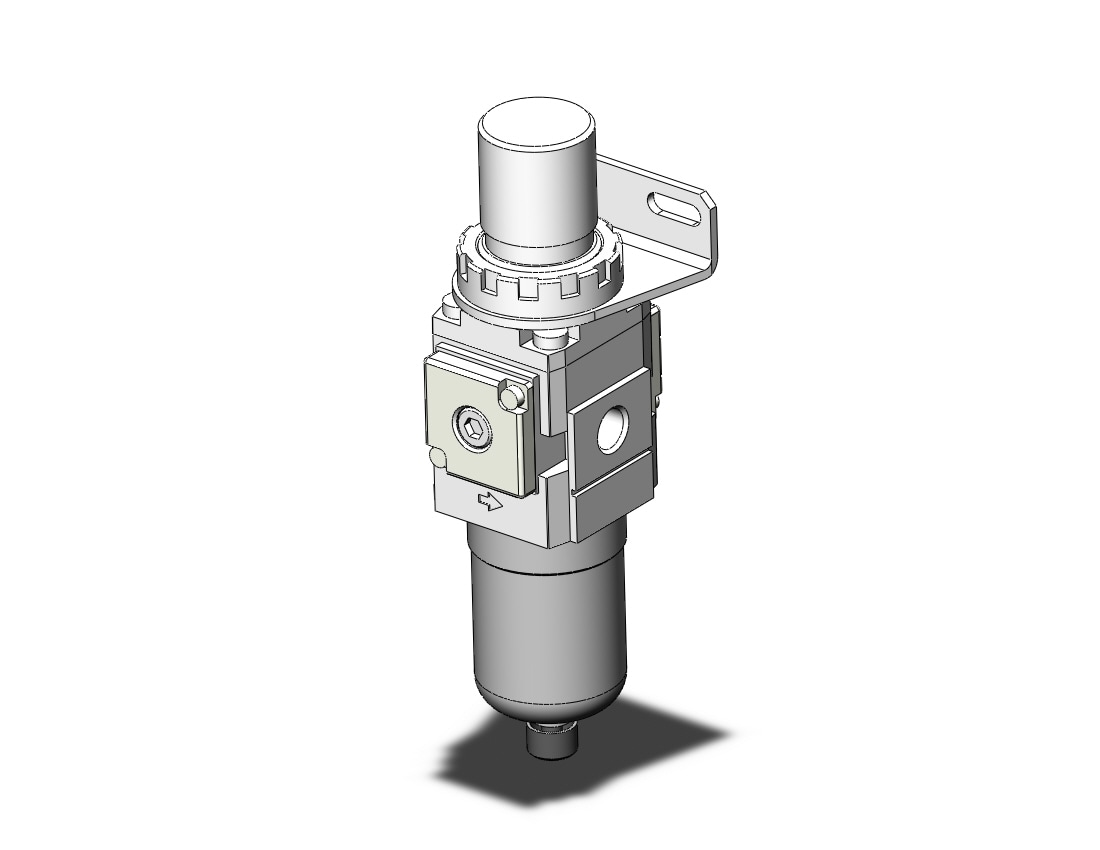 SMC AW20-F01B-B filter/regulator, FILTER/REGULATOR, MODULAR F.R.L.