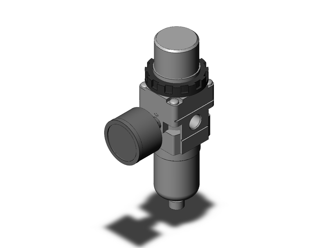 SMC AW20-F02GH-R-A filter/regulator, FILTER/REGULATOR, MODULAR F.R.L.