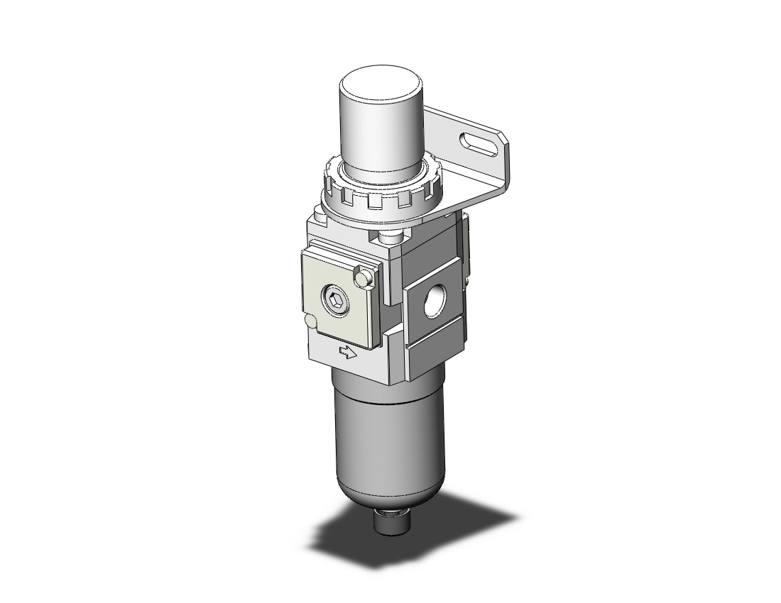 SMC AW20-N01B-NZ-B filter/regulator, FILTER/REGULATOR, MODULAR F.R.L.