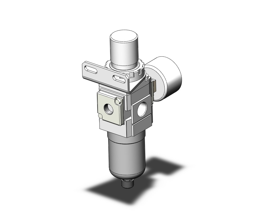 SMC AW20-N02BM-CRZ-B filter/regulator, FILTER/REGULATOR, MODULAR F.R.L.