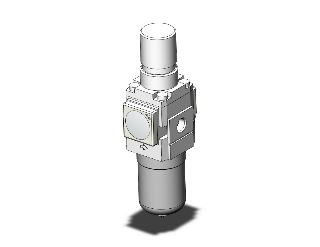 SMC AW20K-01E2-B filter/regulator, FILTER/REGULATOR, MODULAR F.R.L.