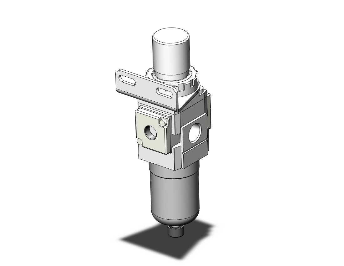 SMC AW20K-02BE-R-B filter/regulator, FILTER/REGULATOR, MODULAR F.R.L.