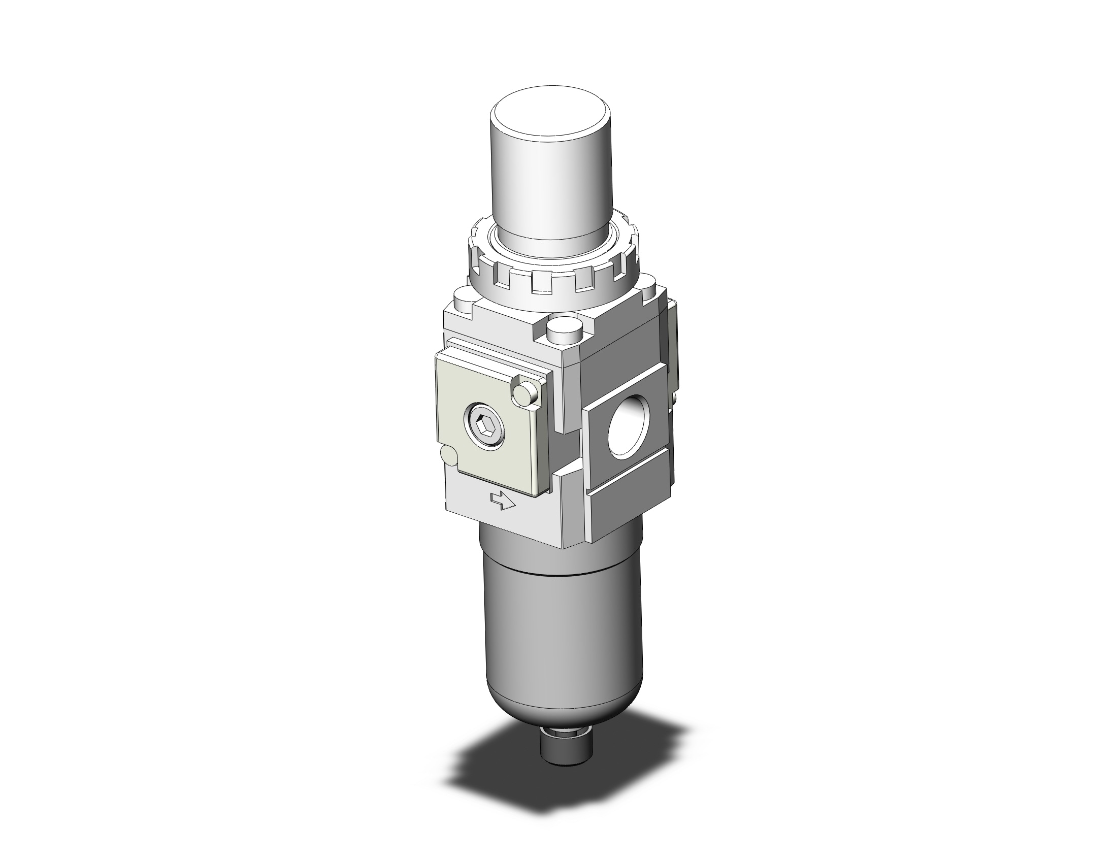 SMC AW20K-02H-B filter/regulator, FILTER/REGULATOR, MODULAR F.R.L.