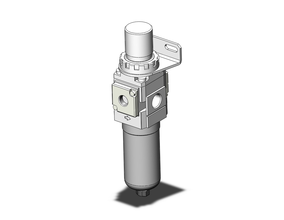 SMC AW20K-F02BC-C-B filter/regulator, FILTER/REGULATOR, MODULAR F.R.L.