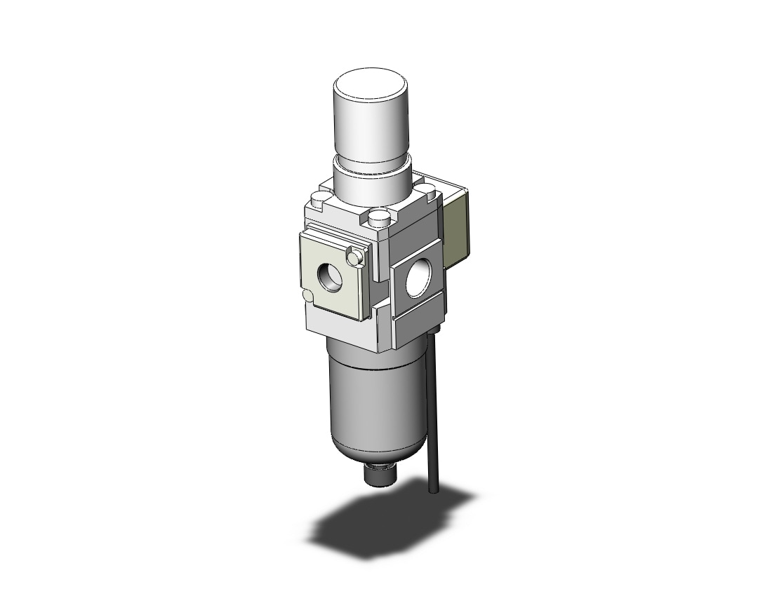 SMC AW20K-N02E3-RZ-B filter/regulator, FILTER/REGULATOR, MODULAR F.R.L.