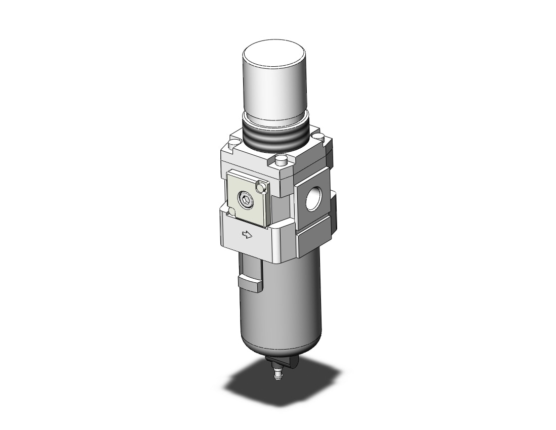 SMC AW30-02-W-B filter/regulator, FILTER/REGULATOR, MODULAR F.R.L.