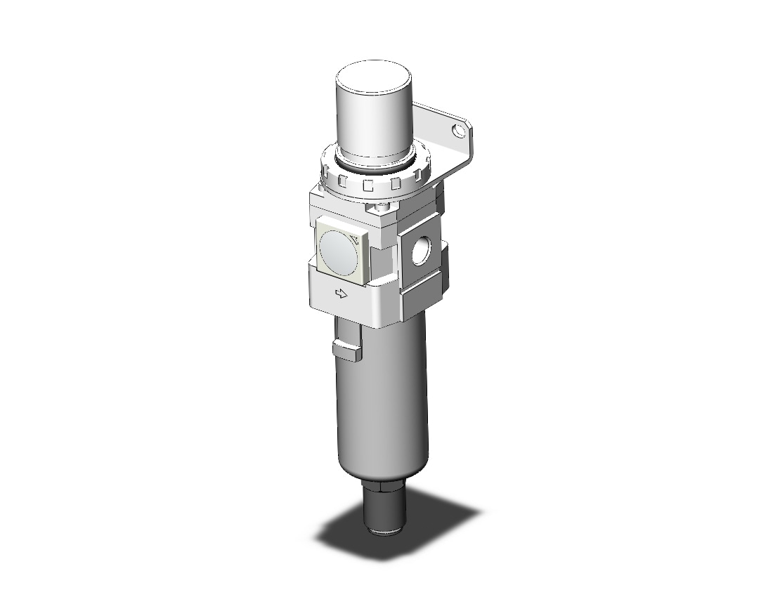 SMC AW30-02BDE2-B filter/regulator, FILTER/REGULATOR, MODULAR F.R.L.