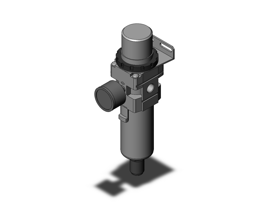 SMC AW30-02BDM-R-A filter/regulator, FILTER/REGULATOR, MODULAR F.R.L.