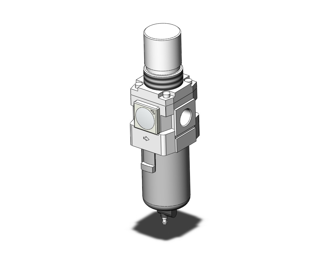 SMC AW30-F03E-W-B filter/regulator, FILTER/REGULATOR, MODULAR F.R.L.