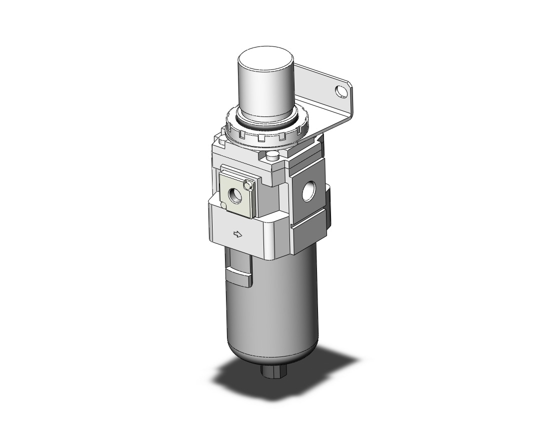 SMC AW40-02B-2-B filter/regulator, FILTER/REGULATOR, MODULAR F.R.L.