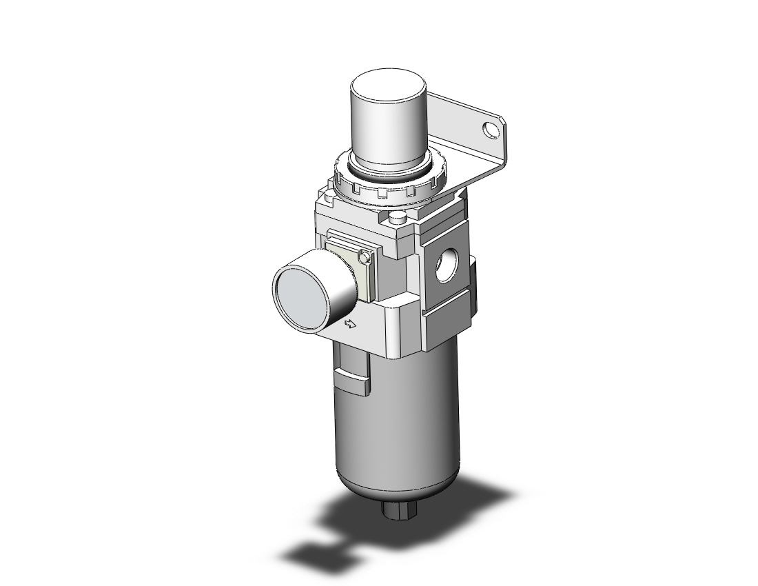 SMC AW40-03BG-2N-B filter/regulator, FILTER/REGULATOR, MODULAR F.R.L.