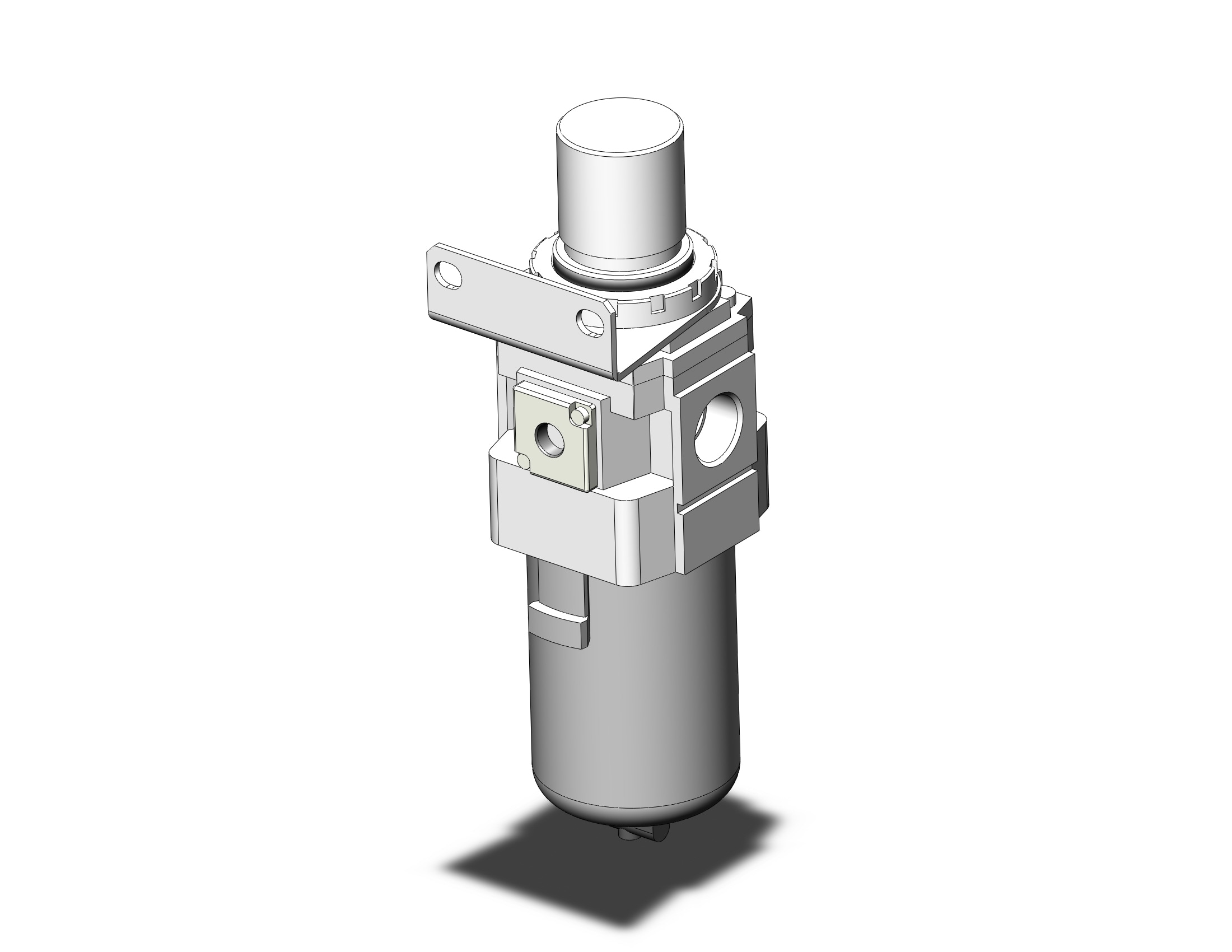 SMC AW40-04B-R-B filter/regulator, FILTER/REGULATOR, MODULAR F.R.L.