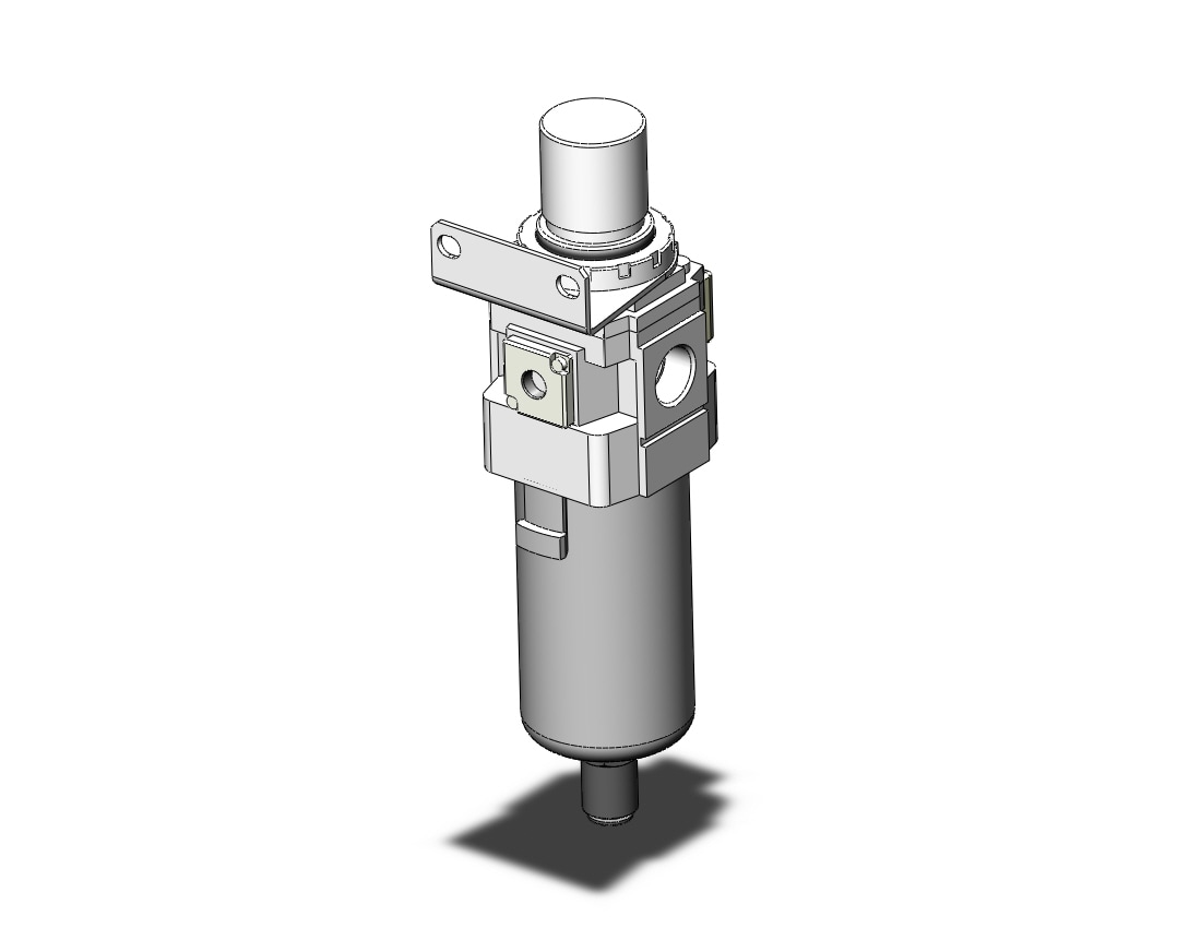 SMC AW40-04BDE1-RZA-B filter/regulator, FILTER/REGULATOR, MODULAR F.R.L.