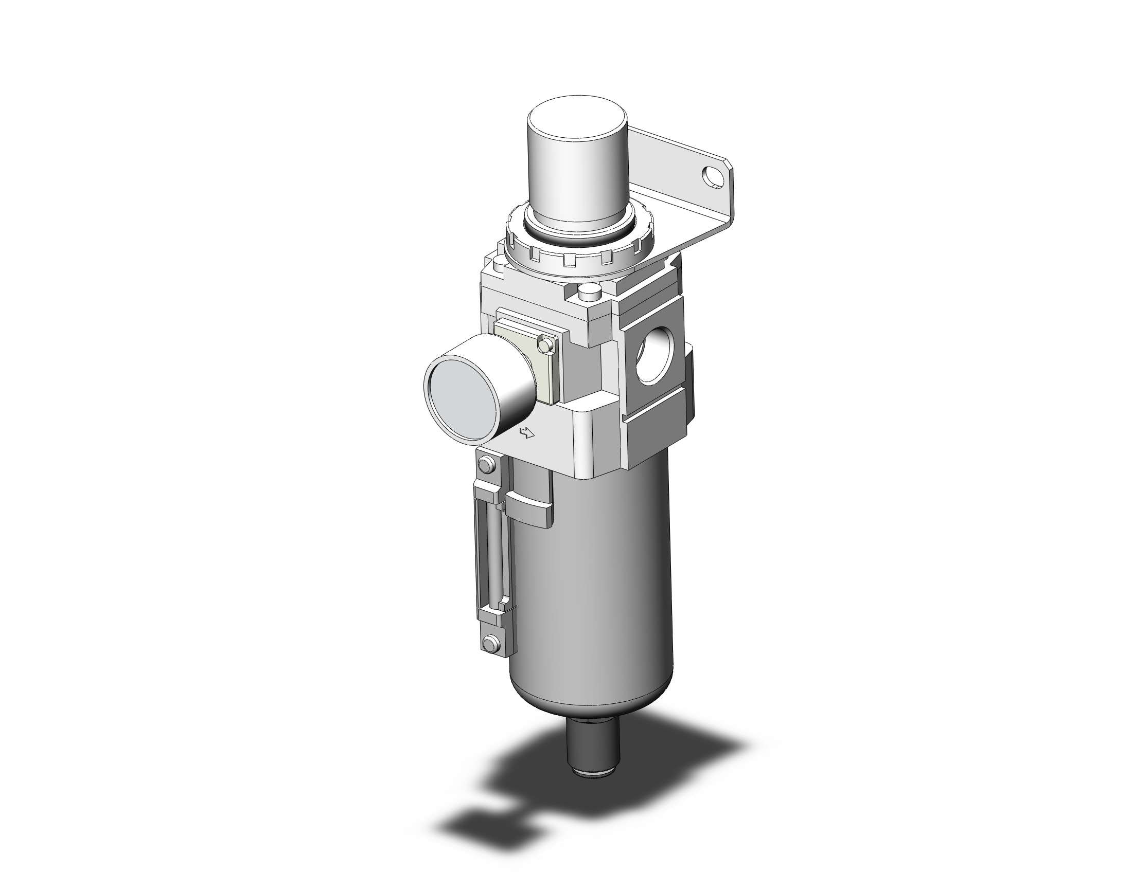 SMC AW40-04BDM-8-B filter/regulator, FILTER/REGULATOR, MODULAR F.R.L.