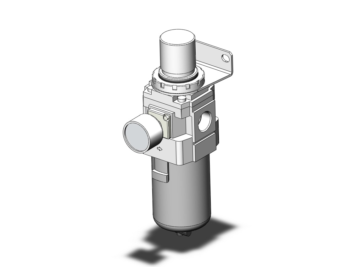 SMC AW40-04BG-6-B filter/regulator, FILTER/REGULATOR, MODULAR F.R.L.