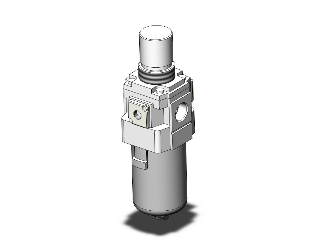 SMC AW40-04E3-1RZA-B filter/regulator, FILTER/REGULATOR, MODULAR F.R.L.