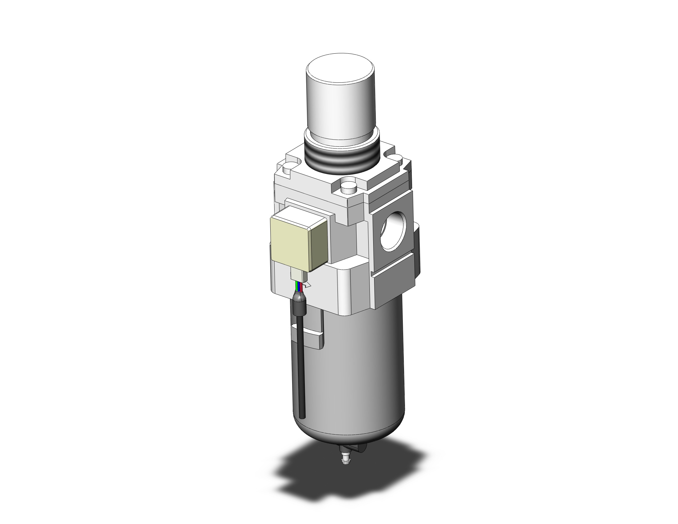 SMC AW40-04E3-WZA-B filter/regulator, FILTER/REGULATOR, MODULAR F.R.L.